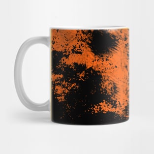 Dirty orange abstract Mug